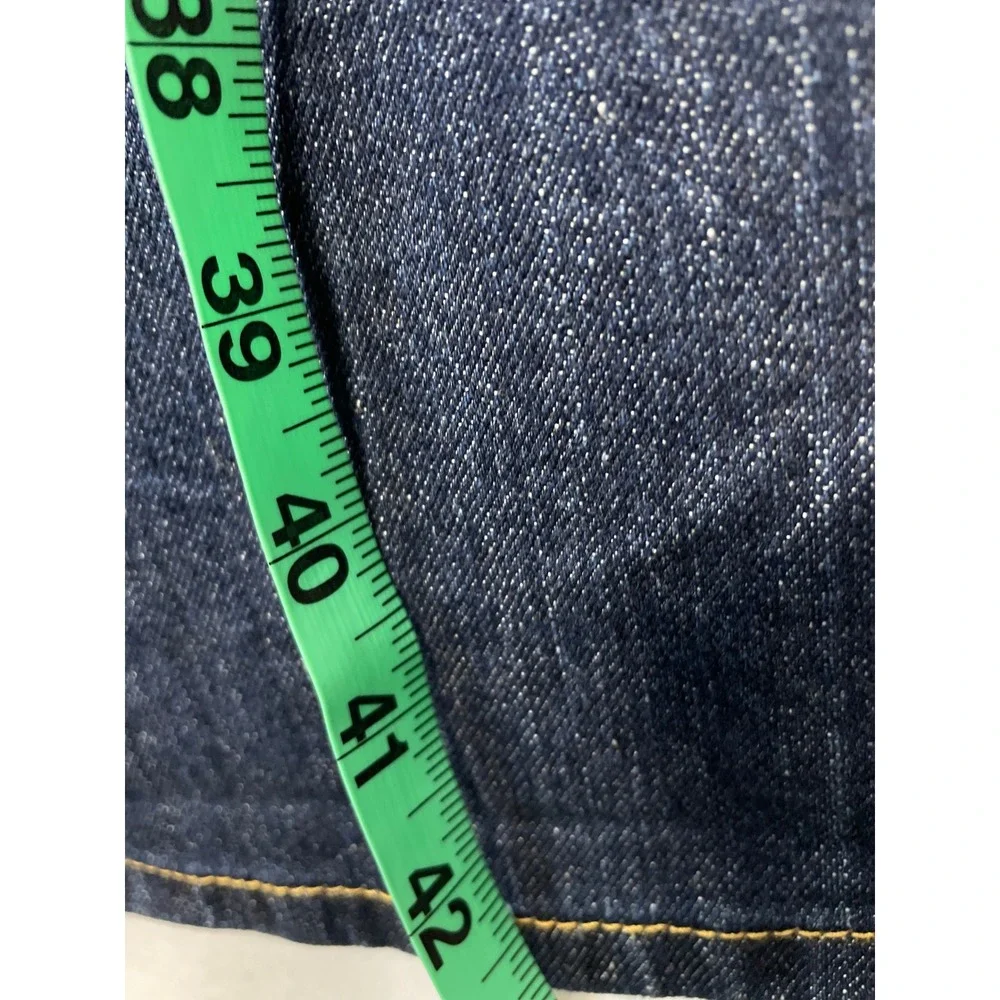 St Johns Bay Stretch Jeans Women 16 Dark‎ Bootcut Wash Denim Relaxed Fit Casual